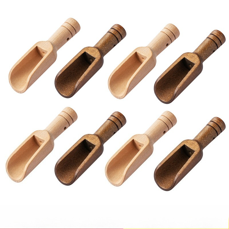 5Pcs Japanese Mini Wooden Spoo - Bath Salts recension och pris